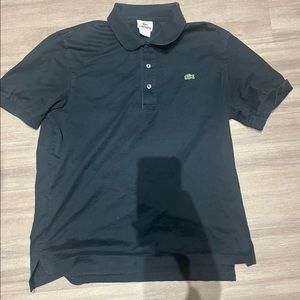 Mens small black Lacoste polo